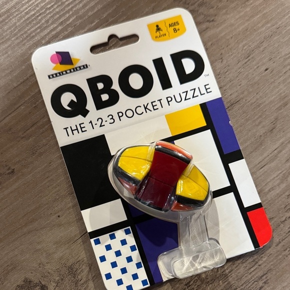 QBOID Other - Pocket Puzzle Red Yellow Black 1 2 3